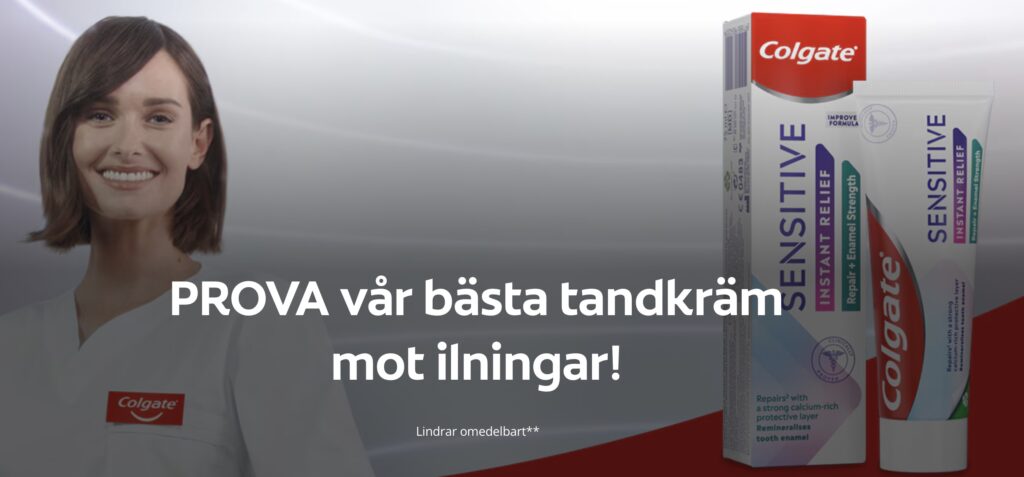 Gratisprov tandkräm från Colgate