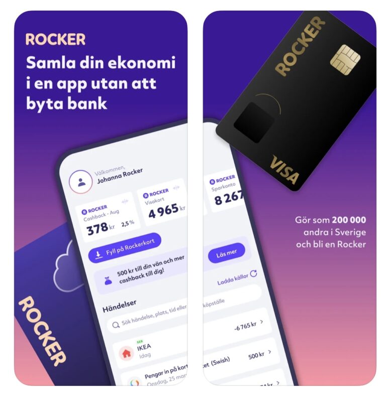 Gratis betalkort med cashback & sparkonto